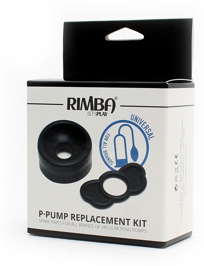 Rimba Kit de remplacement P-Pump de 2 anneaux - Noir