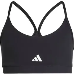 ADIDAS Kinder Top Training Essentials Medium-Support Kids, Größe 128 in Schwarz Schwarz