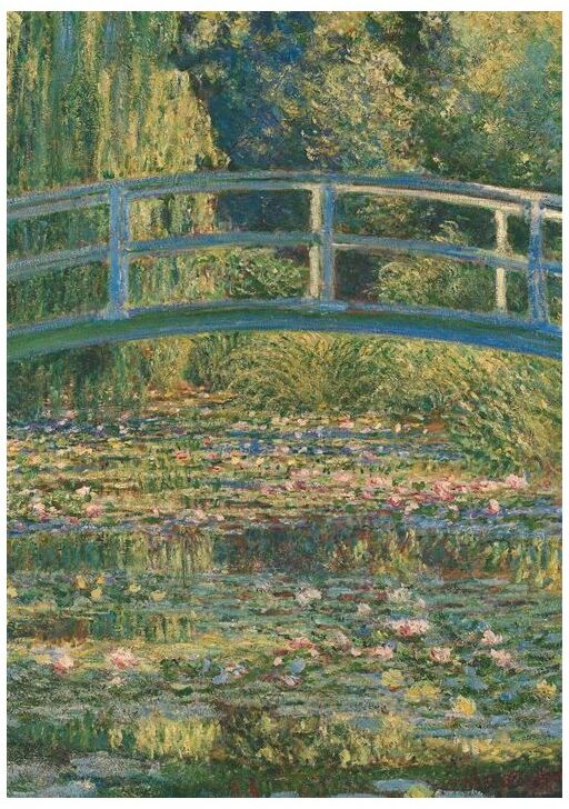 Puzzle 1000 pcs Le pont japonais, Claude Monet - Piatnik