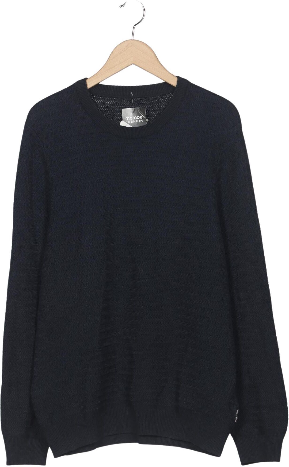 Ben Sherman Herren Pullover, Marineblau, Gr. L, Baumwolle - Second Hand