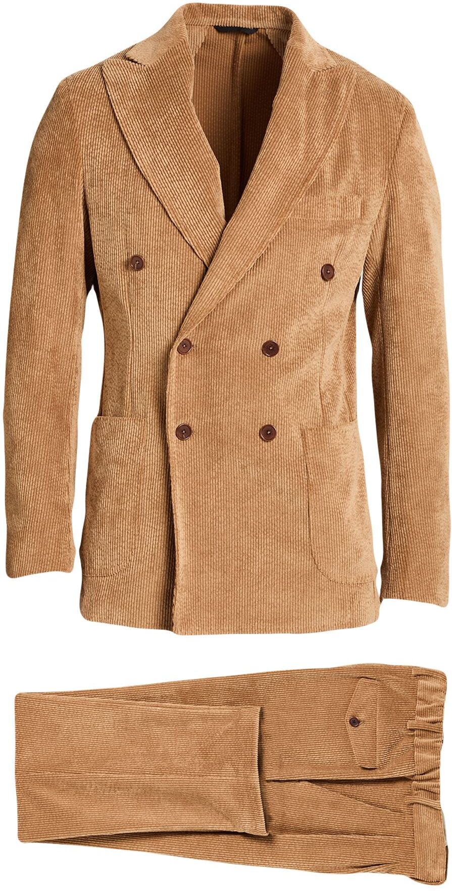 Errico Formicola Napoli Traje Hombre Camel 48 Hombre