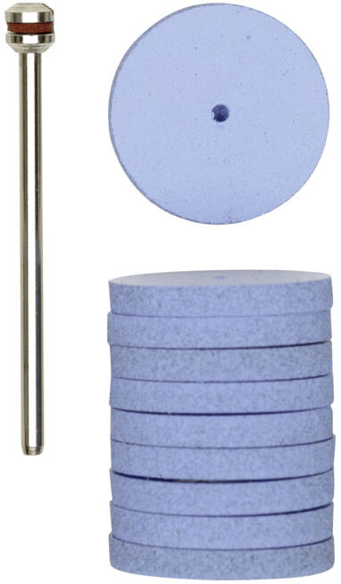 Proxxon Disques de polissage en silicone, Ø 22 mm, 10 pièces avec support (28294)