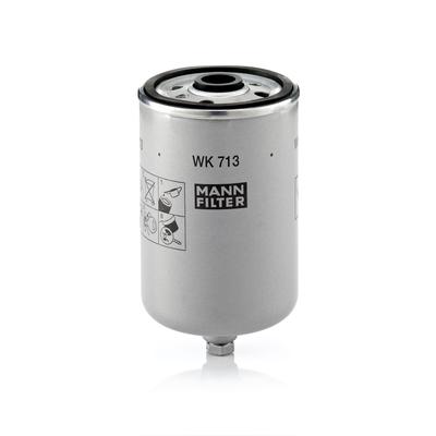 MANN-FILTER Kraftstofffilter WK 713 Anschraubfilter 132mm für Volvo