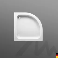 Mauersberger Duschwanne „aphylla“ 800 × 800 mm in Weiß