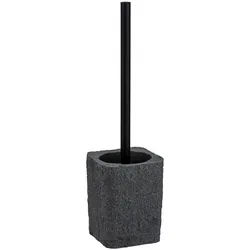 Toilettengarnitur VILLATA (BHT 11,20x37x10 cm) - grau - BHT 11,20x37x10 cm