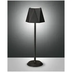 Fabas Luce KATY Akku Tischleuchte LED 1x3W schwarz