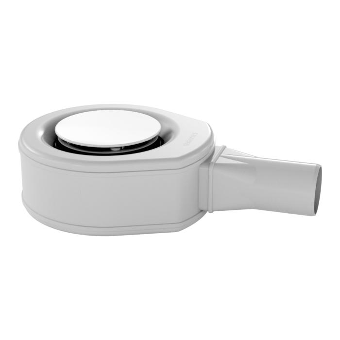 Kaldewei Ablaufgarnitur KA 90 687740450001 weiss, 4045, emaillierter Ablaufdeckel