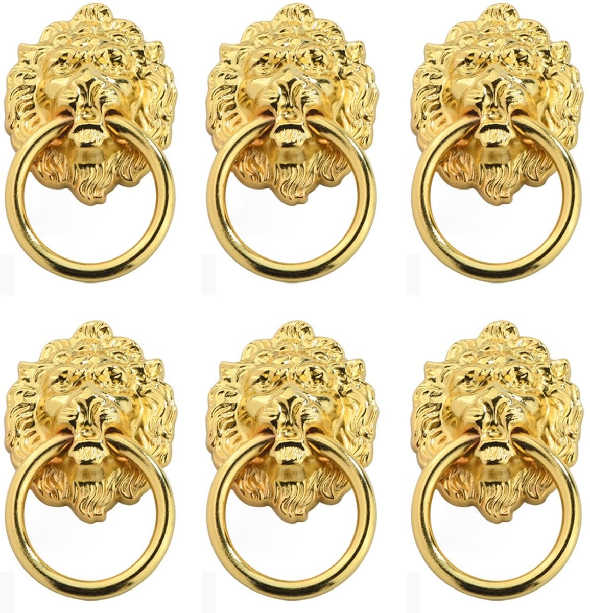Allecto Meubelknoppen Antieke Leeuw - Elegante Kastgrepen - Goud