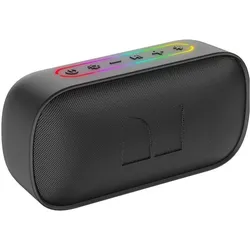 Monster Bluetooth-Lautsprecher S150, 14 W, TWS, RGB, wasserdicht, schwarz, Bluetooth Lautsprecher, Schwarz