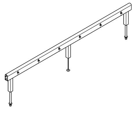 KWC Aquarotter GmbH KWC Aquarotter Armatureneinh., Edst., doppelreihig, 12 Waschplätze, 3600 mm, Wasserans Seite, 360000 3600001399