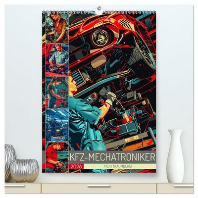 KFZ-Mechatroniker - Mein Traumberuf (hochwertiger Premium Wandkalender 2026 DIN A2 hoch), Kunstdruck in Hochglanz