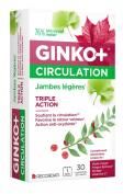 Ginkor Ginko + Circulation Jambes Légères 30 Comprimés - Boîte 30 comprimés