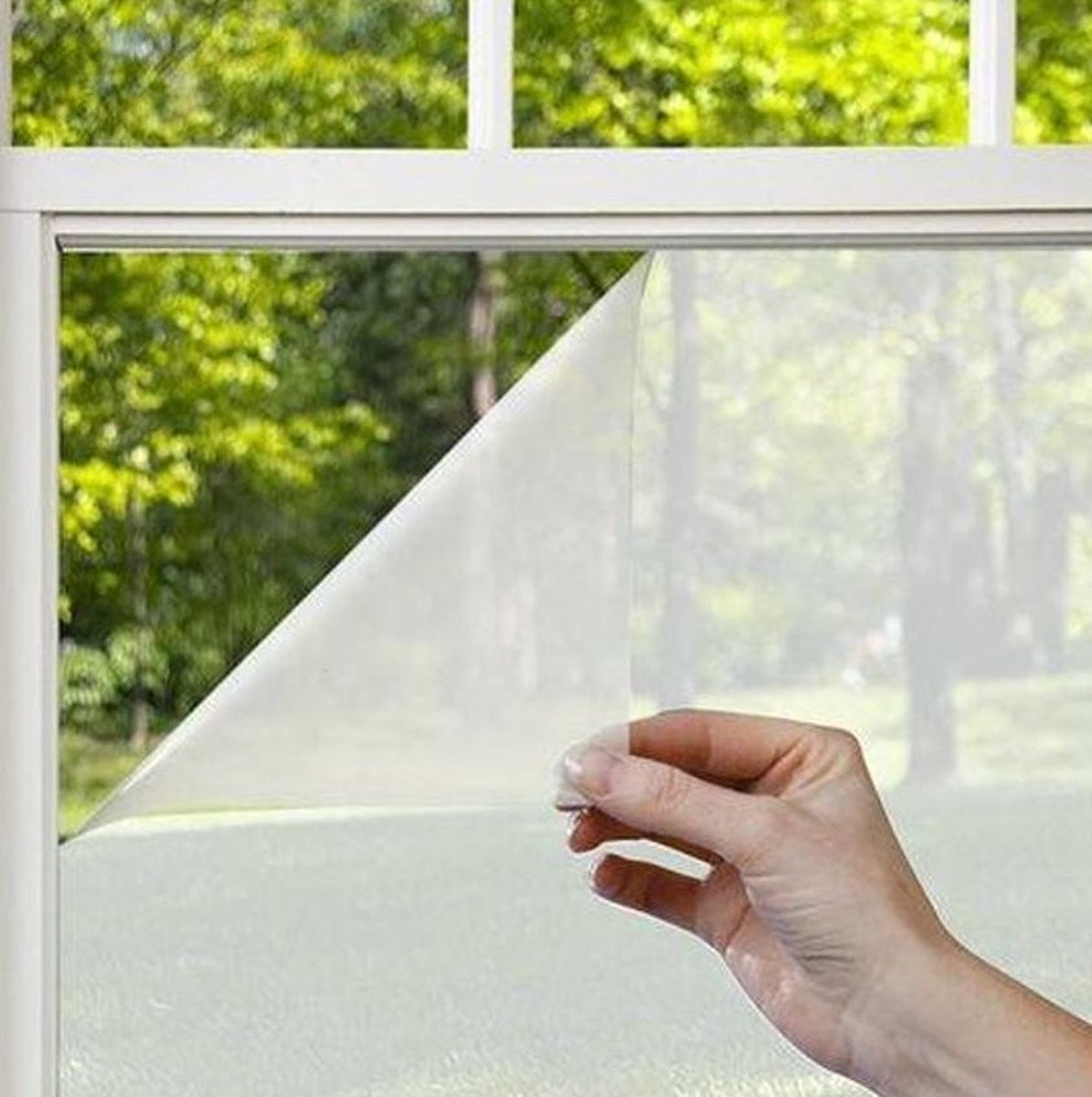 Koste Wat Kost Zelfklevende Raamfolie Matte Plakfolie voor Privacy en Zonwering, UV-werend, 58 x 200 cm