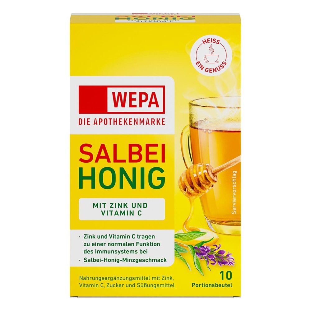 WEPA Apothekenbedarf GmbH & Co KG Apoday heisser Salbei+Honig+Vitamin C+Zink Pulver 18336930