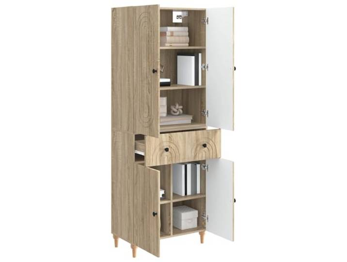 KTHLBRH 2-teiliges Schrank-Set, 66 x 34,5 x 90 cm, Holz Vielseitige Lösung für Wohnzimmer und Garten, Eleganz und Funktionalität, Möbelaufbewahrung