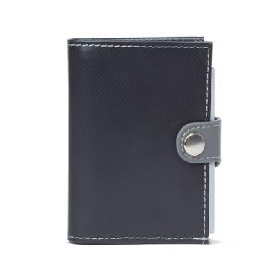 Mini Geldbörse MARGELISCH "noonyu RPET-POPUP-01", Herren, schwarz, Kleinlederwaren, mit recyceltem PET