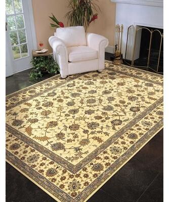 Nourison Hand-tufted Floral Scroll Traditional Persian Area Rug