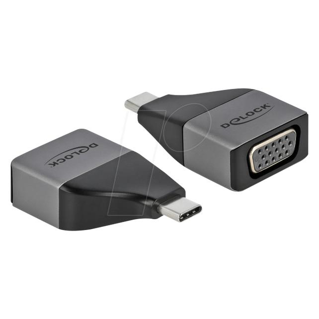 Delock USB Type-C Adapter zu VGA (DP Alt Mode) 1080p (VGA) (64002)