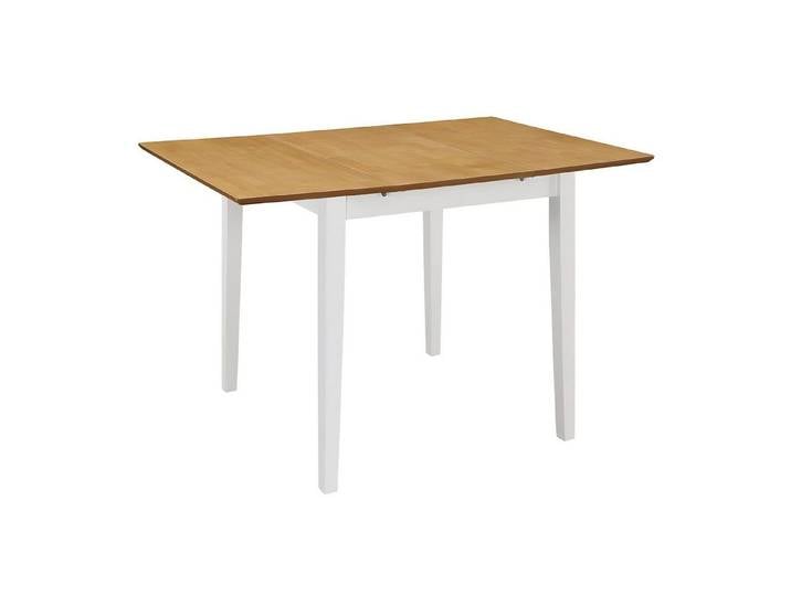 vidaXL Esstisch vidaXL Esstisch Ausziehbar Weiß (80-120)x80x74 cm MDF