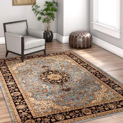 Well Woven Gwalia Traditional Persian Medallion Area Rug