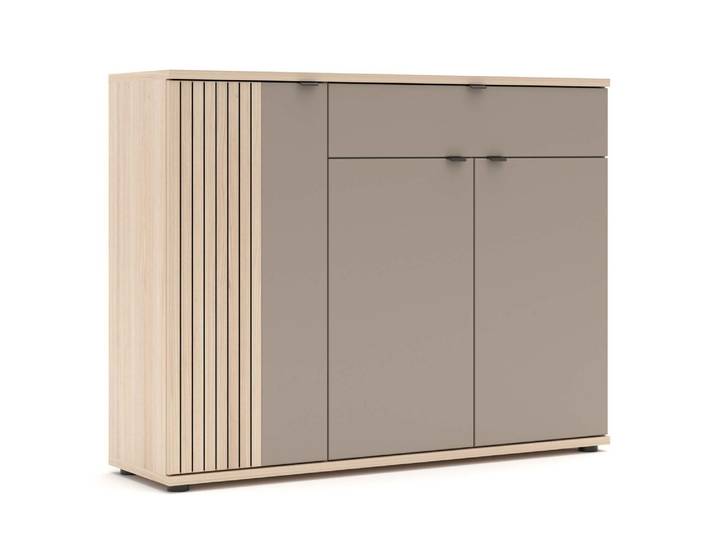 PELMO Schuhschrank II, Material Dekorspanplatte, Basaltfarbig