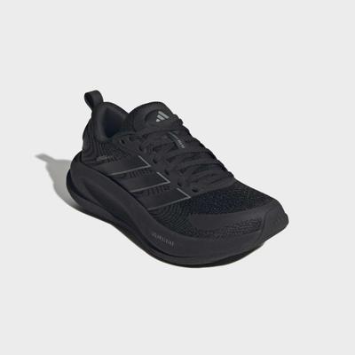 Laufschuh ADIDAS PERFORMANCE "SUPERNOVA EASE 2 J", Kinder, Gr. 37, schwarz (core schwarz, iron metallic, ftwr weiß), Synthetik, Textil, Schuhe Laufschuh