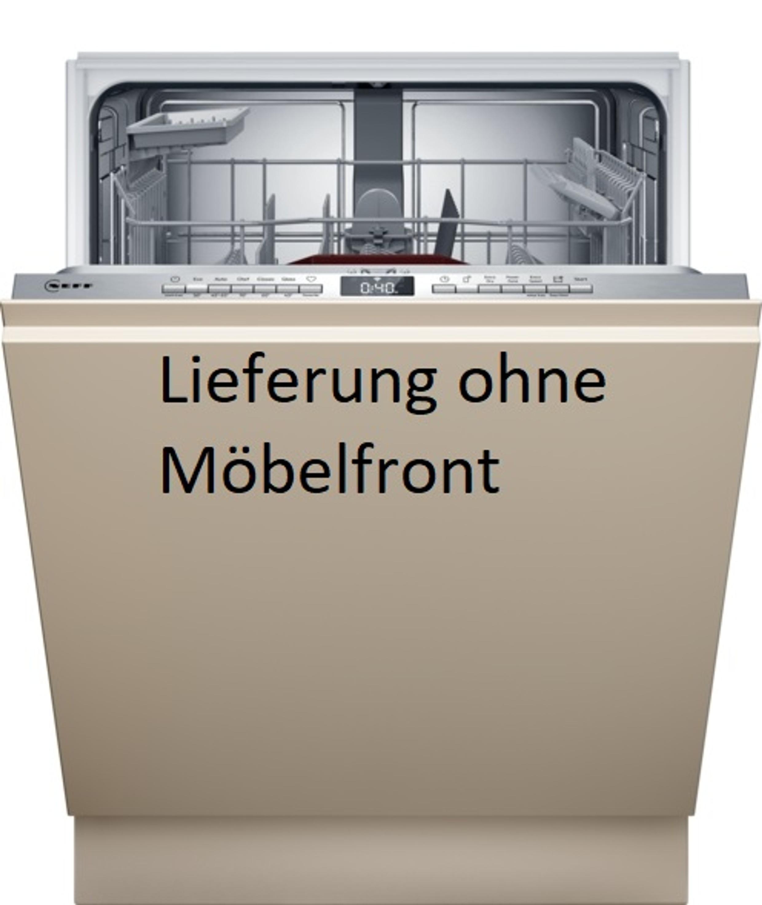 Neff S275EAX16E, Voll integriert, Standardgröße (60 cm), Tasten, höher, Korb, Edelstahl