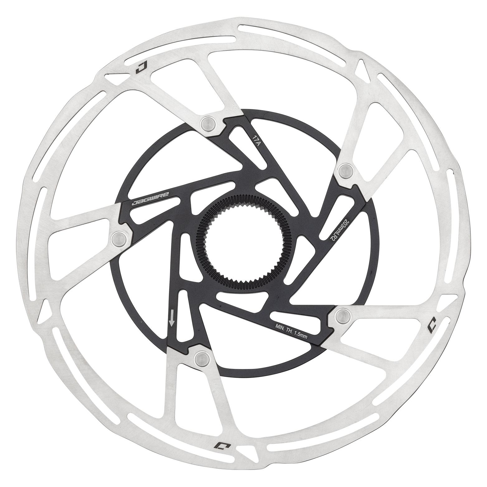 Jagwire DCR073 Pro LR2 Disc Brake Rotor, Centerlock, 203mm (203 mm) (JA8221)