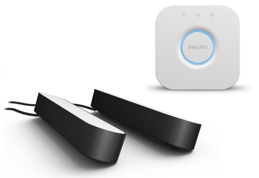 Philips Hue Play Lightbar Gaming Set mit Hue Play DP Schwarz + Bridge
