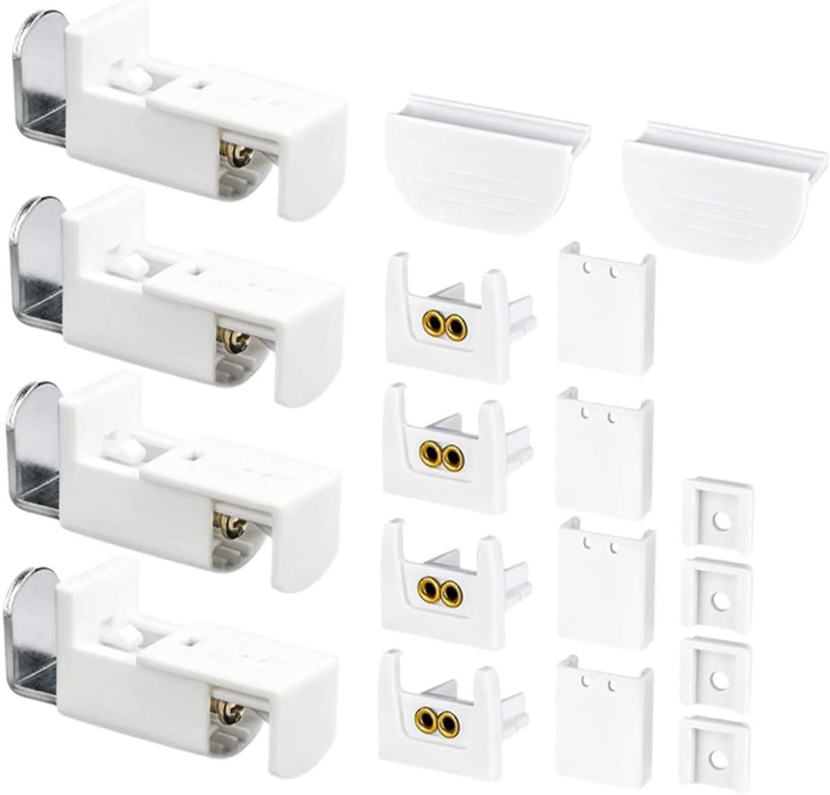 Jaloezie Accessoires Set - 18-delige Complete Installatie Kit voor Rolgordijnen - Wit
