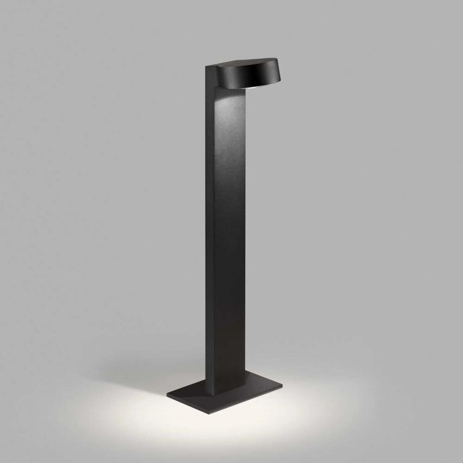 LIGHT-POINT Orbit LED tuinlamp zwart - Ronde aluminium bollard voor terras en tuin - 3000K