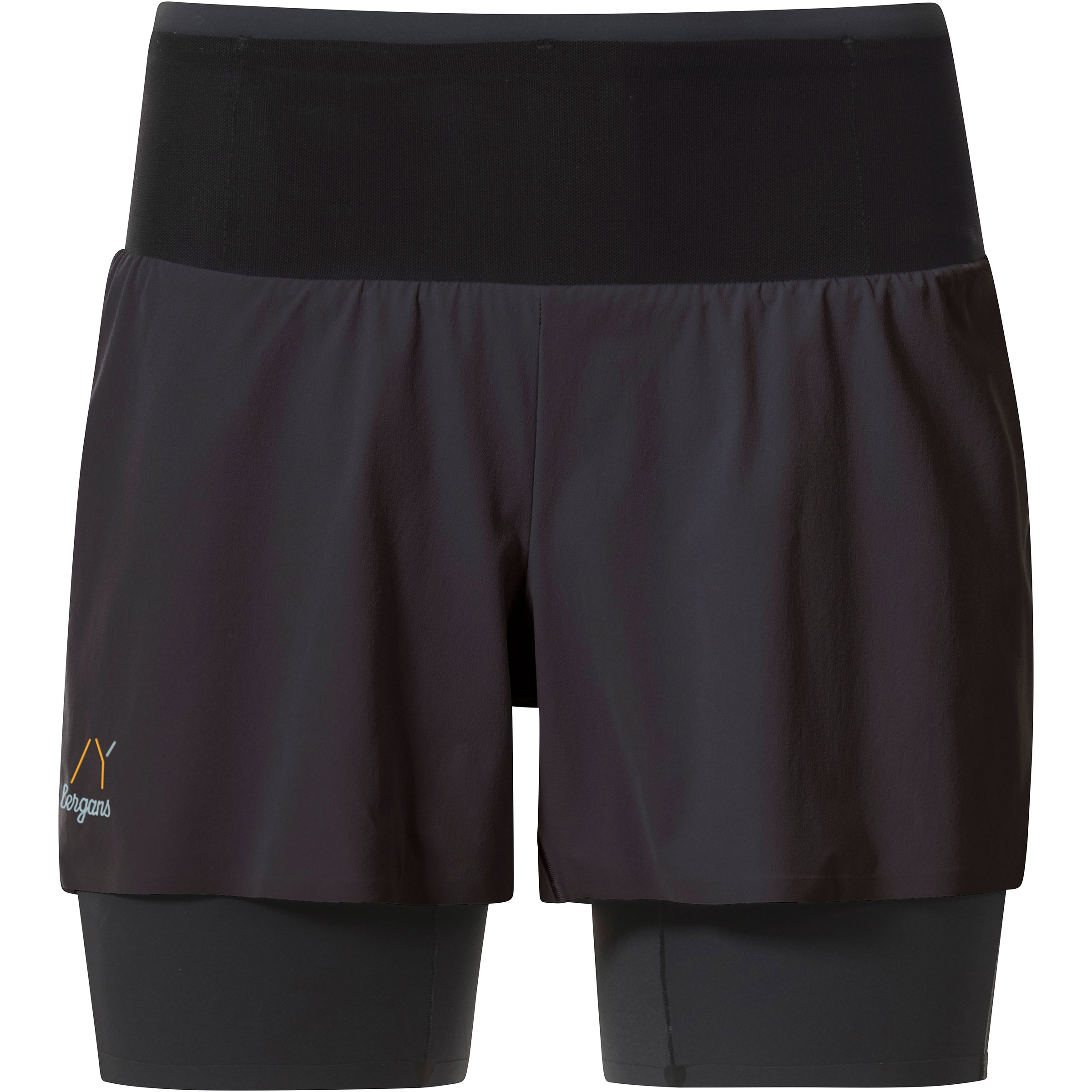 Bergans Y LightLine Fast 5" Damen Laufhose grau Größe XS Laufen | Trailrunning Wasserabweisend Wasserabweisend