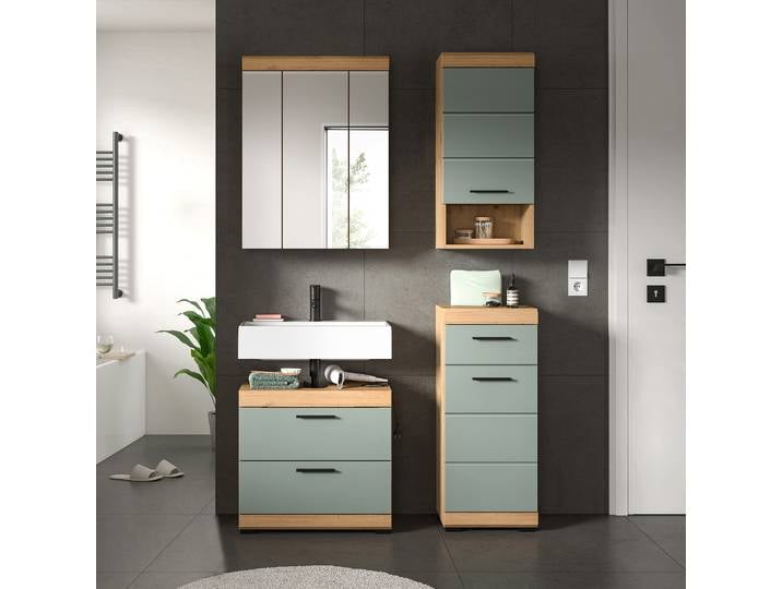 Salle de bain Scout - 4 élém.+ SPS 112 x 191 x 34cm Vert/Gris menthe