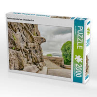 CALVENDO Puzzle Reichsadlerrelief am Deutschen Eck 2000 Teile Lege-Größe 90 x 67 cm Foto-Puzzle Bild von Nina Schwarze