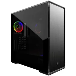 MRed Iron Glass (ATX), PC Gehäuse, Schwarz