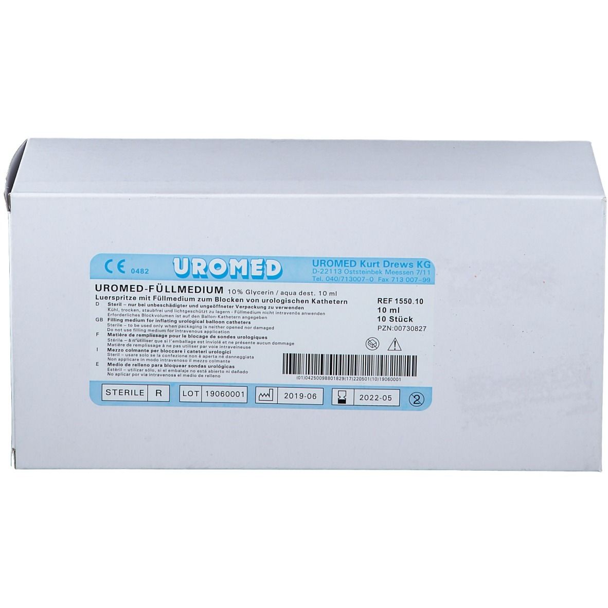Uromed Füllmedium 10 ml 155010 10x10 Lösung