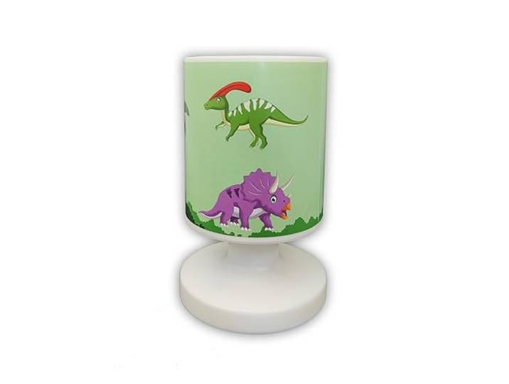 Niermann Standby Akku-Tischleuchte Dino, 2200mAh, 1,5 Watt LED, bis zu 8 Stunden Leeuchtdauer, inkl. USB Kabel, Kinderlampe, Kinderleuchte