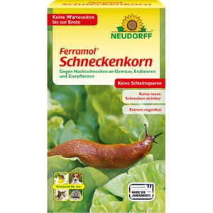 Neudorff Schneckenkorn Ferramol, extrem regenfest, Streugranulat mit Eisen-III-Phosphat, 500 g für 100 m²