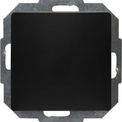 Kopp 650650082 PARIS - Universalschalter (Aus-/Wechsel), Farbe: schwarz matt