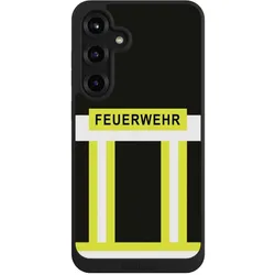 Nivocase Handyhülle für Samsung Galaxy S25+ Hülle NIVOpure Case Schwarz Beruf Feuerwehr Feuerwehrmann (Samsung Galaxy S25+), Smartphone Hülle, Schwarz