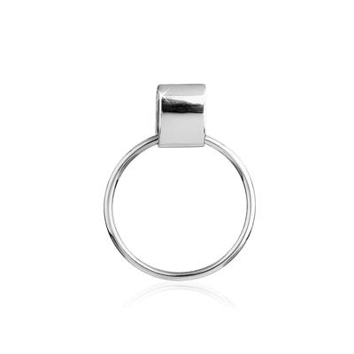 Charm-Einhänger NENALINA "Charm Charmträger Kombinierbar Anhänger Basic 925 Silber" Gr. 26, silber, Charms, Damen, ohne Stein, Silber 925 (Sterlingsilber)