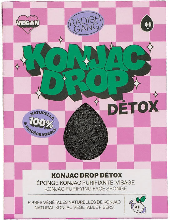 Radish Gang Konjac Drop Detox Démaquillant & Nettoyant