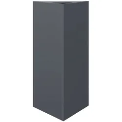 vidaXL Pflanzkübel Anthrazit Dreieckig 40x34,5x70 cm Stahl
