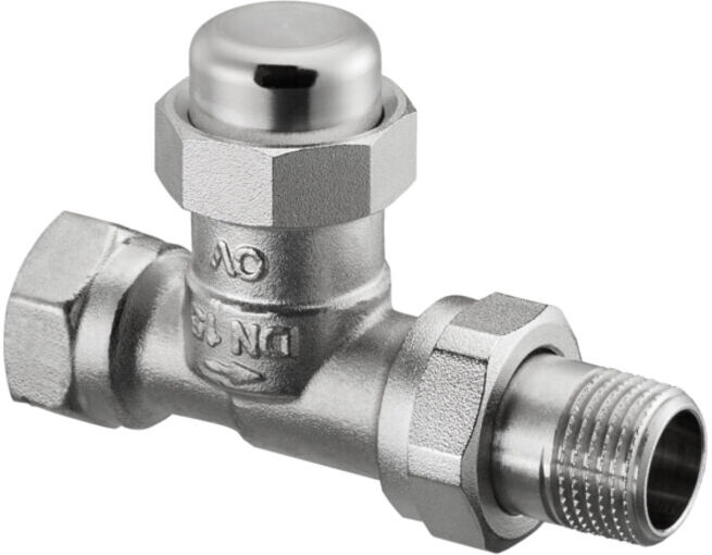 OV Combi LR à visser PN 10, nickelé, passage DN 10, 3/8 ; Oventrop (1027662)
