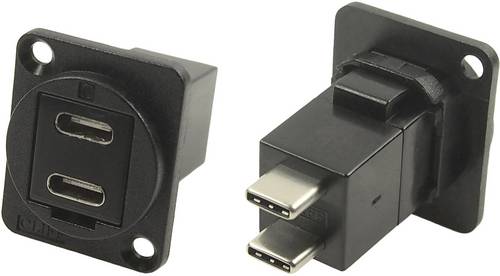 Cliff XLR Adapter USB-C Buchse auf USB-C Stecker Adapter, Einbau CP30212MB Inhalt: 1St.