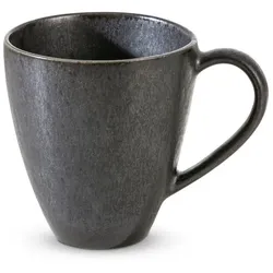 6er-Set Fürstenhof Kaffeebecher Madeleine 380 ml Steinzeug Schwarz