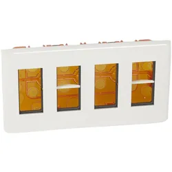 Legrand 078874L Mosaic Unterputz-Multibox 4x4-modulig, horizontal Farbe: Ultraweiß