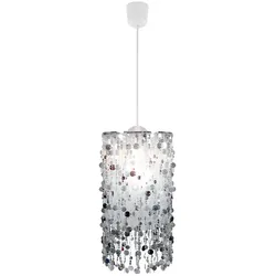 Kinder Pendel Leuchte silber Mädchen Spiel Zimmer Design Decken Hänge Lampe inkl. LED Leuchtmittel