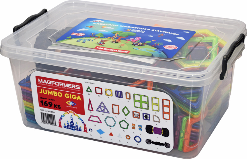 MAGFORMERS Jumbo GIGA 169 - ein Baukasten