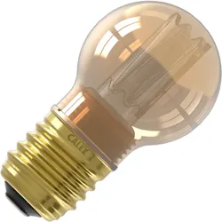 Calex | LED-Glühfaden | Große Glühbirne E27 | P45 | Gold | 2.3W